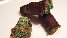 Cannelloni de bœuf farcis aux épinards sans pâte