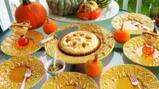 Tarte à la crème de citrouille sur croûte speculoos-pacanes ou verrines crème à la citrouile et crumble speculoos-pacanes