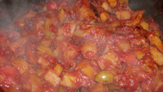 Ratatouille sans aubergines