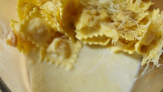 Gratin de raviolis express