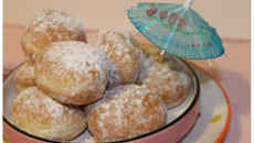 Beignets de Carnaval au sucre, cuisson au four