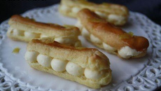 Éclairs à la crème au Limoncello