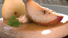 Foie gras à la poire