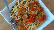 Pâtes curry aux champignons