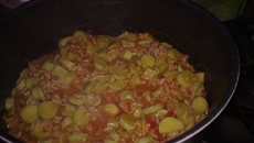 Courgettes trompettes à la Marseillaise