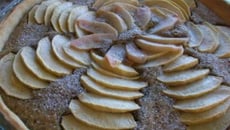 Tarte noisette poire et pomme
