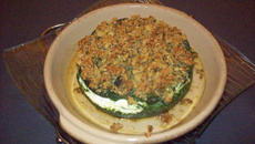 Crumble d'épinard ricotta