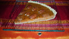 Tarte citrouille à la noisette et noix de pécan