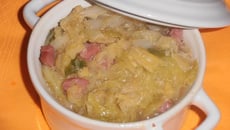 Cocotte de chou vert à l'orange