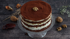 Gâteau tiramisu aux Noix du Périgord AOP et au chocolat
