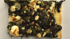 Tarte aux épinards feta et pignons de pin