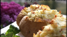 P'tites pommes de terre farcies, curry et ricotta