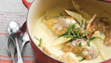 Lapin à la sauce gorgonzola