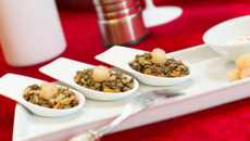 Lentilles aux noix de Saint-Jacques