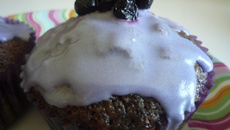 Cupcakes aux myrtilles maison