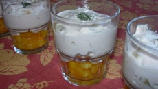 Verrines thon abricots