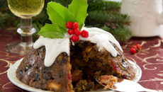 Cuisine anglaise : pudding de Noël (christmas pudding)
