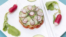 Tartare de crudités à la japonnaise