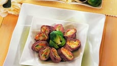 Paupiette de bœuf aux choux de Bruxelles