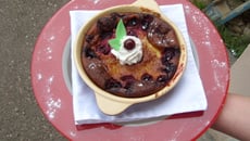 Clafoutis aux griottes et kirsch