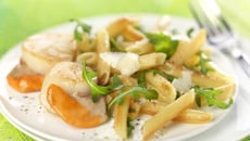 Penne à Poêler de Panzani aux noix de Saint-Jacques et à la roquette