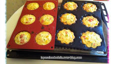 Petits flans de courgettes et tomates