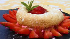 Tarte fraises rhubarbe