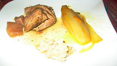 Tajine de dinde au coing