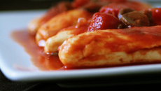 Quenelles à la tomate