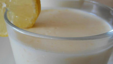 Panna cotta au citron