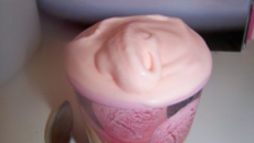 Glace à la barbe à papa