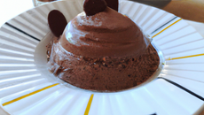 Mousse mi-cuite au chocolat