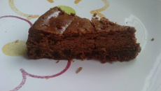 Cheesecake au chocolat-caramel