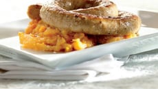 Purée de carottes aux chipolatas