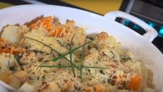 Gratin de chou-fleur et butternut