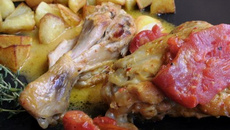 Poulet à la tomate et au Noilly Prat