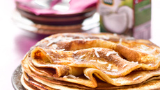 Crêpes soufflées au lait de coco