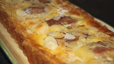 Tarte à la poire et au mascarpone