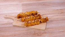 Spirale de pommes de terre au Air Fryer