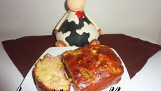 Cake raclette et asperges