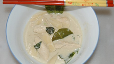 Poulet au curry vert