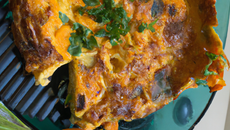 Carottes caramélisées en frittata