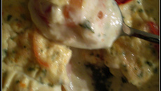 Crème brûlée tomates & surimi