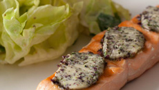 Pavé de Saumon au Beurre d'Algues