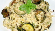 Blésotto aux courgettes maison