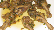 Cuisses de grenouilles au pastis