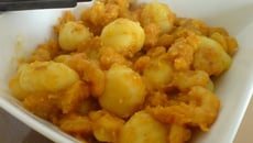 Gnocchis aux crevettes épicées abricotées