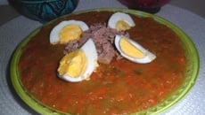 Salade de poivron et ail