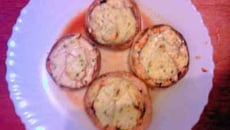 Champignons farcis au fromage frais