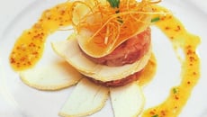 Croustillant de pieds de porc au Chavignol